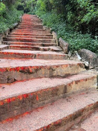 Climb to Chamundi Hills