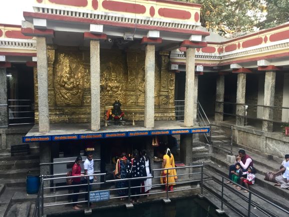 Malleswaram - Dakshinamukha Nandi Tirtha Kalyani Temple