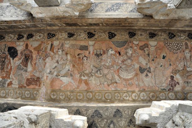 Lepakshi Temple - Mural Paintings in the Ceiling