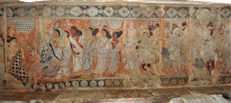 Lepakshi Temple - Mural Paintings in the Ceiling