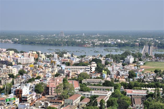 Trichy - View from Ucchi Pillayar Temple